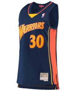 Alternative view of Stephen Curry Golden State Warriors  Women's 2009-10 Hardwood Classics Swingman Jersey - Navy