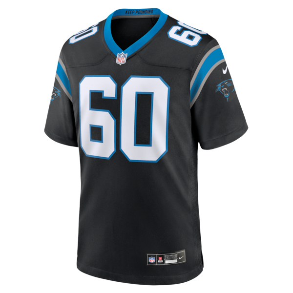 Nick Samac Carolina Panthers Nike Team Game Jersey - Black - Image 2