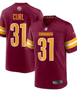 Kamren Curl Washington Commanders Nike Game Jersey - Burgundy/Black/White