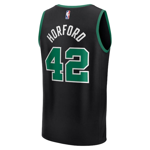 Al Horford Boston Celtics Fast Break Replica Player Jersey - Statement Edition - Black - Image 3