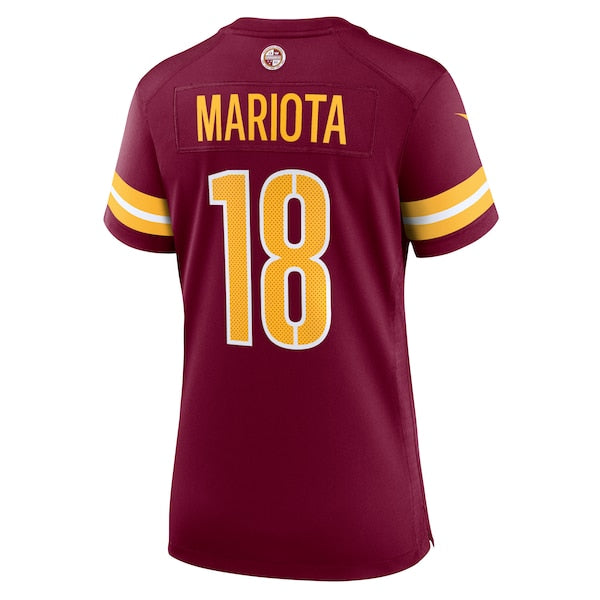 Marcus Mariota Washington Commanders Nike Women's Game Jersey - Burgundy - Image 7
