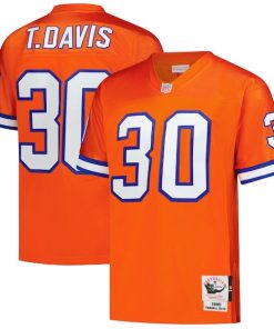 Terrell Davis Denver Broncos  1995 Authentic Throwback Retired Player Jersey - Orange