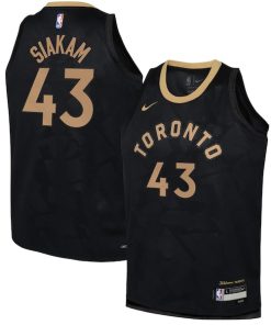 Pascal Siakam Toronto Raptors Nike Youth 2022/23 Swingman Jersey - City Edition - Black