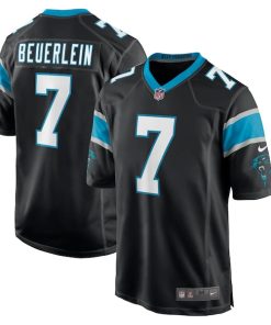 Steve Beuerlein Carolina Panthers Nike Retired Player Jersey - Black