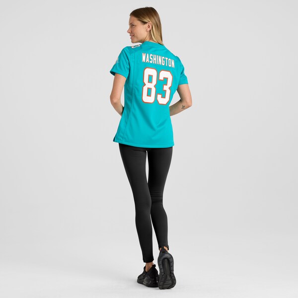 Malik Washington Miami Dolphins Nike Women's Game Jersey - Aqua - Image 5