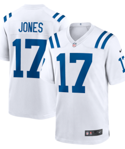 Daniel Jones Indianapolis Colts Nike Game Jersey -  White/Royal