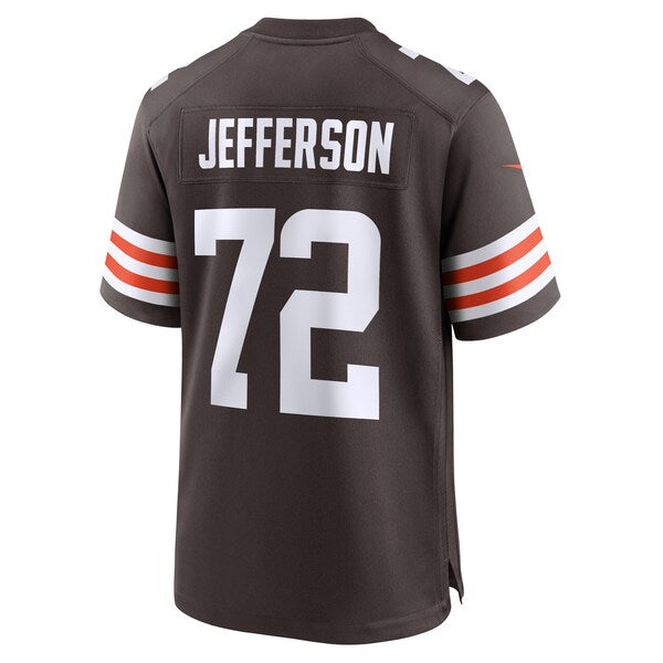 Quinton Jefferson Cleveland Browns Nike Team Game Jersey - Brown - Image 3