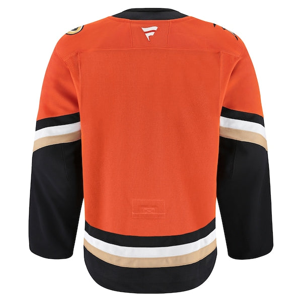 Anaheim Ducks Home Authentic Pro Jersey - Orange - Image 3