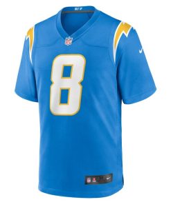 Alternative view of Brett Maher Los Angeles Chargers Nike Team Game Jersey -  Powder Blue