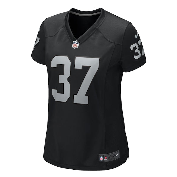 Trey Taylor Las Vegas Raiders Nike Women's Game Jersey - Black - Image 2