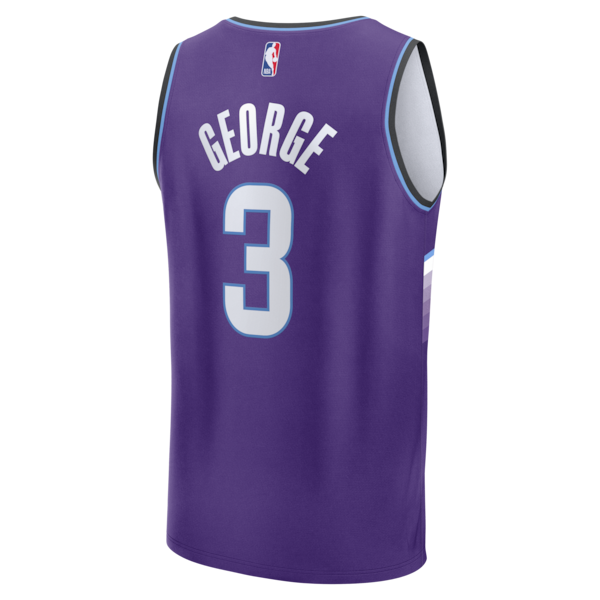 Keyonte George Utah Jazz Fast Break Replica Jersey - Purple - Icon Edition - Image 3