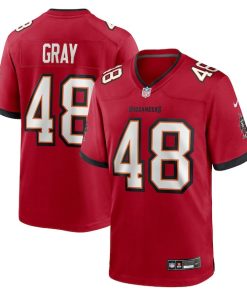 JT Gray Tampa Bay Buccaneers Nike Team Game Jersey -  Red