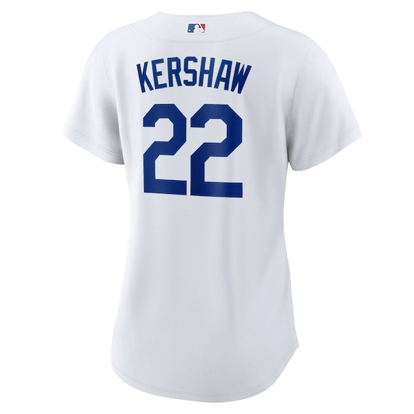 Clayton Kershaw Los Angeles Dodgers Nike Women's Home Replica Player Jersey - White - Image 3