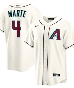 Ketel Marte Arizona Diamondbacks Nike Youth Home Replica Jersey - Cream