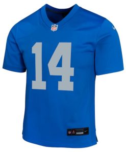 Alternative view of Amon-Ra St. Brown Detroit Lions Nike Youth Alternate Game Jersey -  Blue