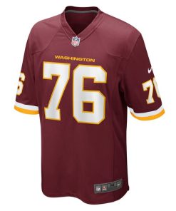 Alternative view of Sam Cosmi Washington Football Team Nike Game Jersey - Burgundy