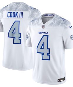 James Cook III Buffalo Bills Nike 2025 Rivalries Collection Limited Jersey - White