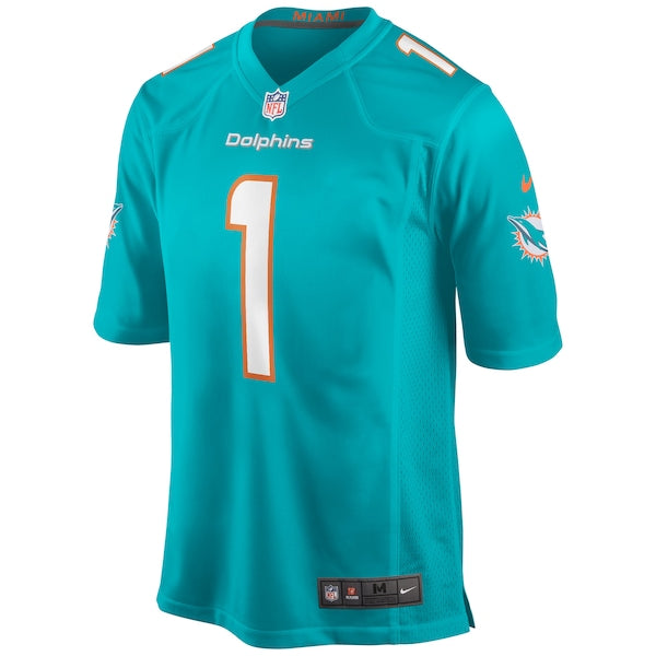 Tua Tagovailoa Miami Dolphins Nike Game Jersey - Aqua - Image 2