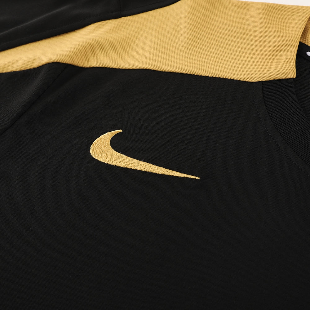 Nike Short Sleeve Training Jersey Set-ND05- Black/Yellow - Image 9