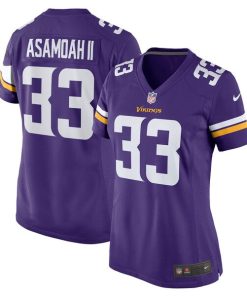 Brian Asamoah Minnesota Vikings Nike Women's Player Game Jersey - Purple