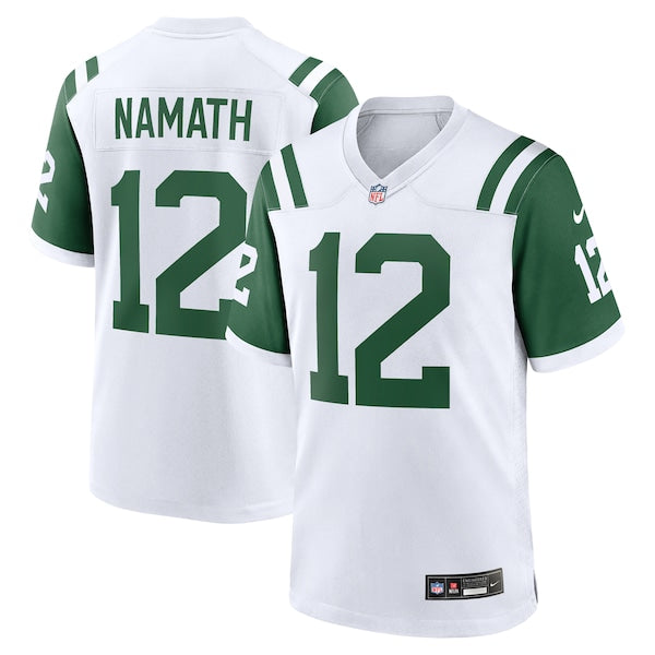 Joe Namath New York Jets Nike Classic Alternate Retired Player Game Jersey - White - Image 2
