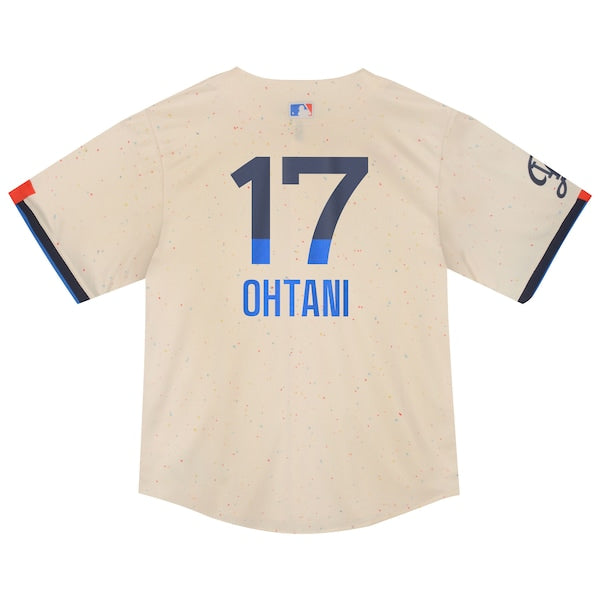 Shohei Ohtani Los Angeles Dodgers Nike Toddler 2024 City Connect Limited Player Jersey - Cream - Image 4
