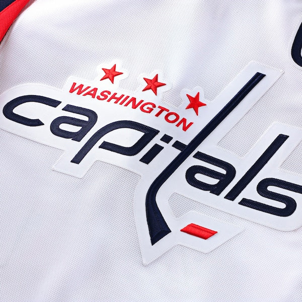 Washington Capitals Away Premium Custom Jersey - White/Red/Black - Image 6
