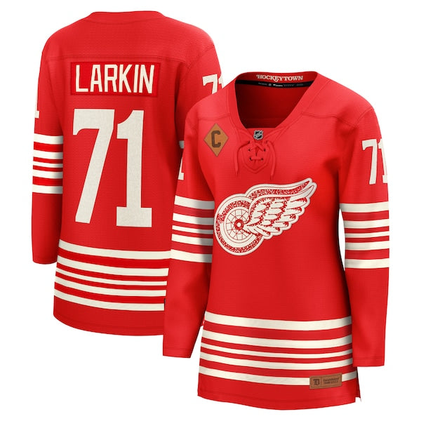 Dylan Larkin Detroit Red Wings Women's Centennial Breakaway Player Jersey - Red