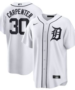 Kerry Carpenter Detroit Tigers Nike Home Replica Jersey - White