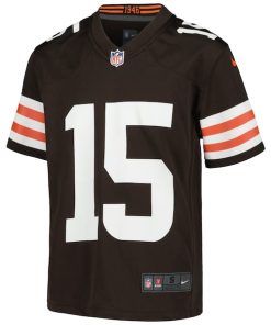 Alternative view of Joe Flacco Cleveland Browns Nike Youth Game Jersey - Brown