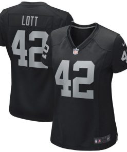 Ronnie Lott Las Vegas Raiders Nike Women's Game Retired Player Jersey - Black