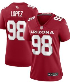Roy Lopez Arizona Cardinals Nike Women's  Game Jersey -  Cardinal