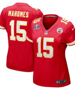 Patrick Mahomes Kansas City Chiefs Nike Women's Super Bowl LVIII Game Jersey - Red