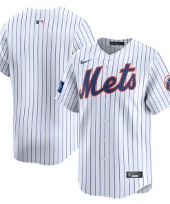 New York Mets Nike 2024 MLB World Tour London Series Home Limited Jersey?¨C White