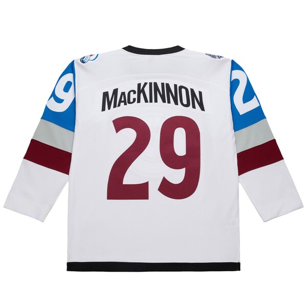 Nathan MacKinnon Colorado Avalanche 2016-17 Power Play Jersey - White - Image 3