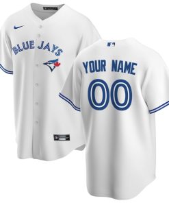 Toronto Blue Jays Nike Youth Home Replica Custom Jersey - White