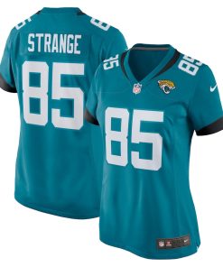 Brenton Strange Jacksonville Jaguars Nike Women's Team Game Jersey -  Teal