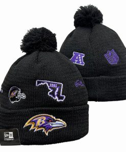BALTIMORE RAVENS KNIT HAT
