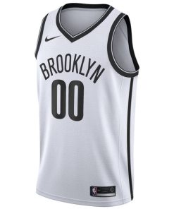 Alternative view of Brooklyn Nets Nike 2020/21 Swingman Custom Jersey - Association Edition - White