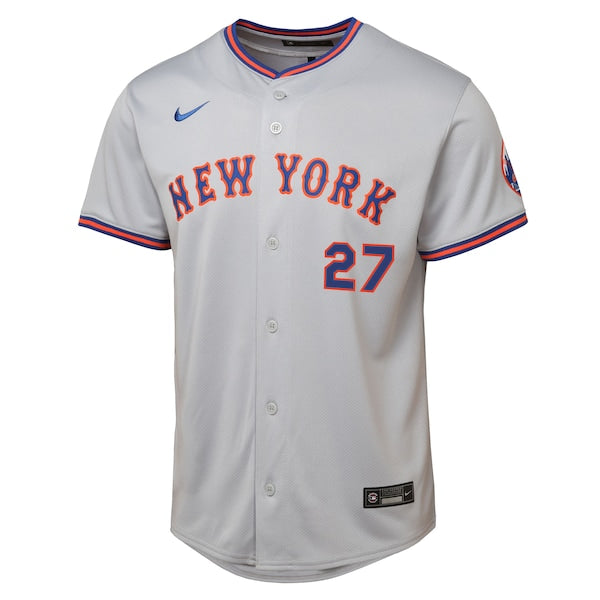 Mark Vientos New York Mets Nike Youth Road Limited Jersey?ยจC Gray/Royal - Image 3