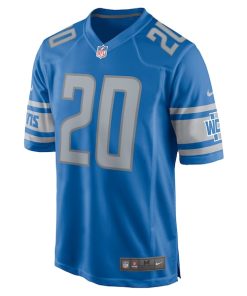 Alternative view of Barry Sanders Detroit Lions Nike Game Retired Player Jersey - Blue