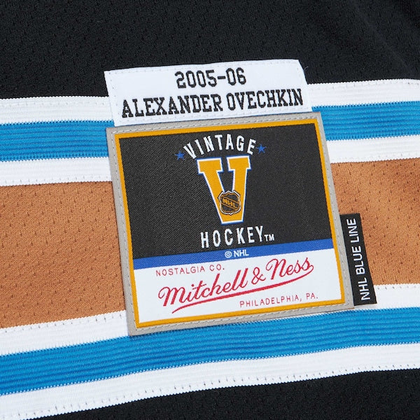 Alexander Ovechkin Washington Capitals 2005/06 Blue Line Player Jersey - Black - Image 2