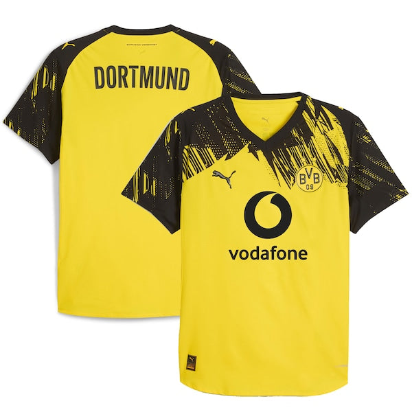 Borussia Dortmund Puma 2025/26 Authentic Jersey - Yellow