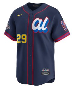 Alternative view of Cal Raleigh American League Nike 2025 All-Star Edition Limited Player Jersey - Navy