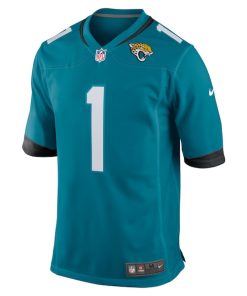 Alternative view of Travis Etienne Jacksonville Jaguars Nike Game Jersey - Teal