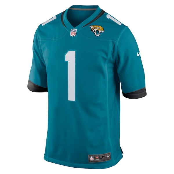Travis Etienne Jacksonville Jaguars Nike Game Jersey - Teal - Image 2