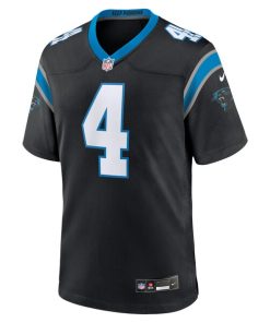 Alternative view of Tetairoa McMillan Carolina Panthers Nike Youth Game Jersey - Black