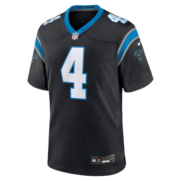 Tetairoa McMillan Carolina Panthers Nike Youth Game Jersey - Black - Image 2