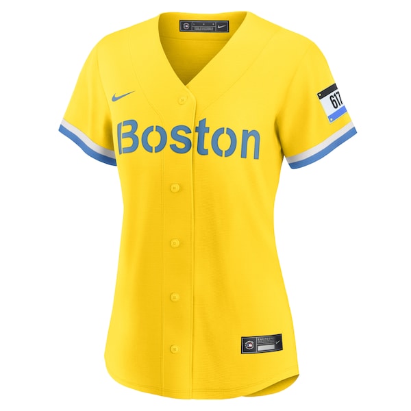 David Ortiz Boston Red Sox Nike Women's City Connect Replica Player Jersey - Gold - Image 2