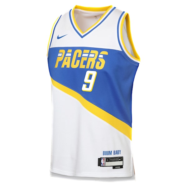 T.J. McConnell Indiana Pacers Nike Youth 2025/26 City Edition Swingman Jersey - White - Image 2